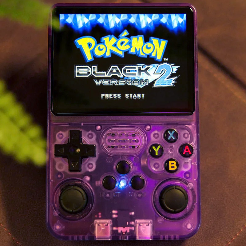 Screen showing popular retro games running on R36S